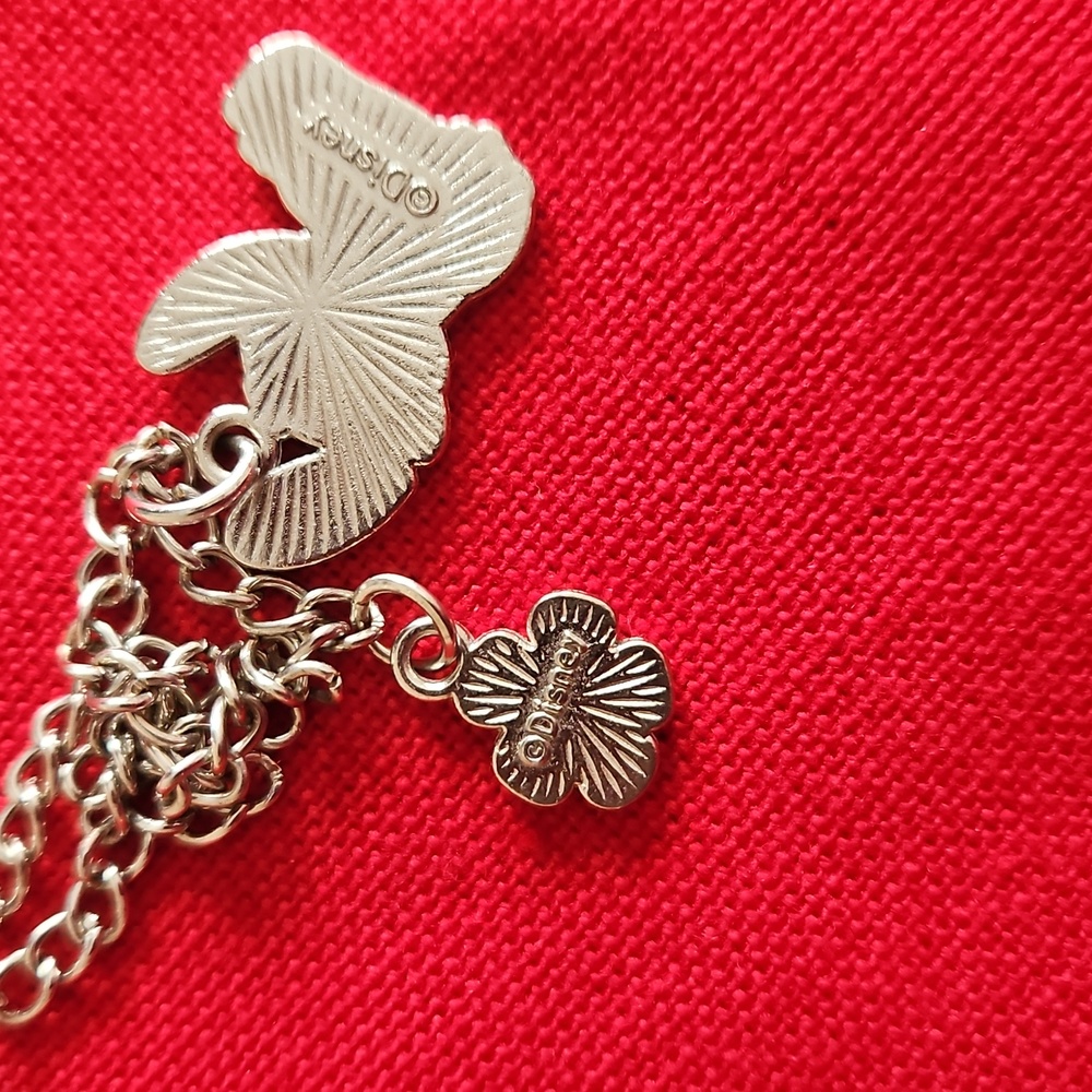 Disney Kids Necklace with Blue Stitch and Silver Chain - Picture 5 of 5